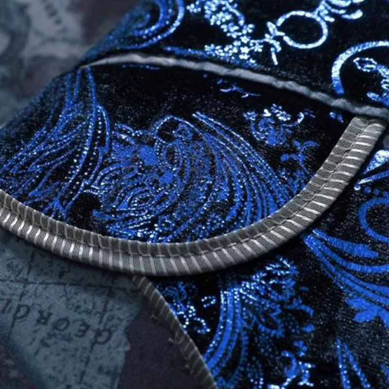 PAULKONTE Pattern Printing Mostly Male Dress Jacket Business Casual Suit Jacket Simple Slim Fit Male Blazer Classic Men's Jacket PAULKONTE Pattern Printing Mostly Male Dress Jacket Business Casual Suit Jacket Simple Slim Fit Male Blazer Classic Men's Jacket