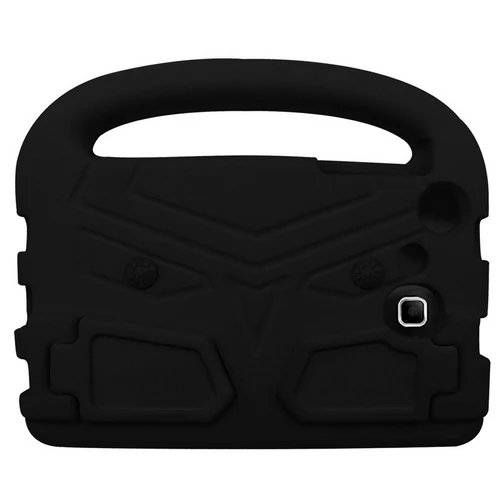 Детский противоударный чехол-подставка EVA для Samsung Galaxy Tab 7,0 T280 T285 SM-T230 T110 T113 P3200 Tablet Case с держателем для рук - Цвет: Черный