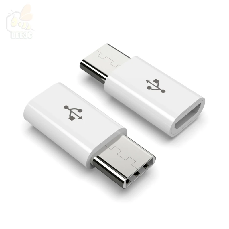 usb type C адаптер Micro USB Женский к USB 3,1 type c type C Мужской кабель конвертер быстрое зарядное устройство разъем 500 шт