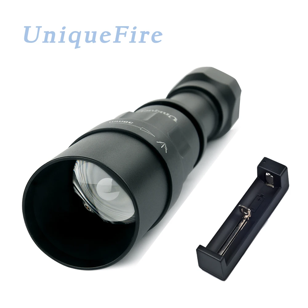 

UniqueFire 1605 Zoomable 38mm lens IR 940nm Flashlight 3 Modes Night Vision torch USB Rechargeable For Hunting with Charger