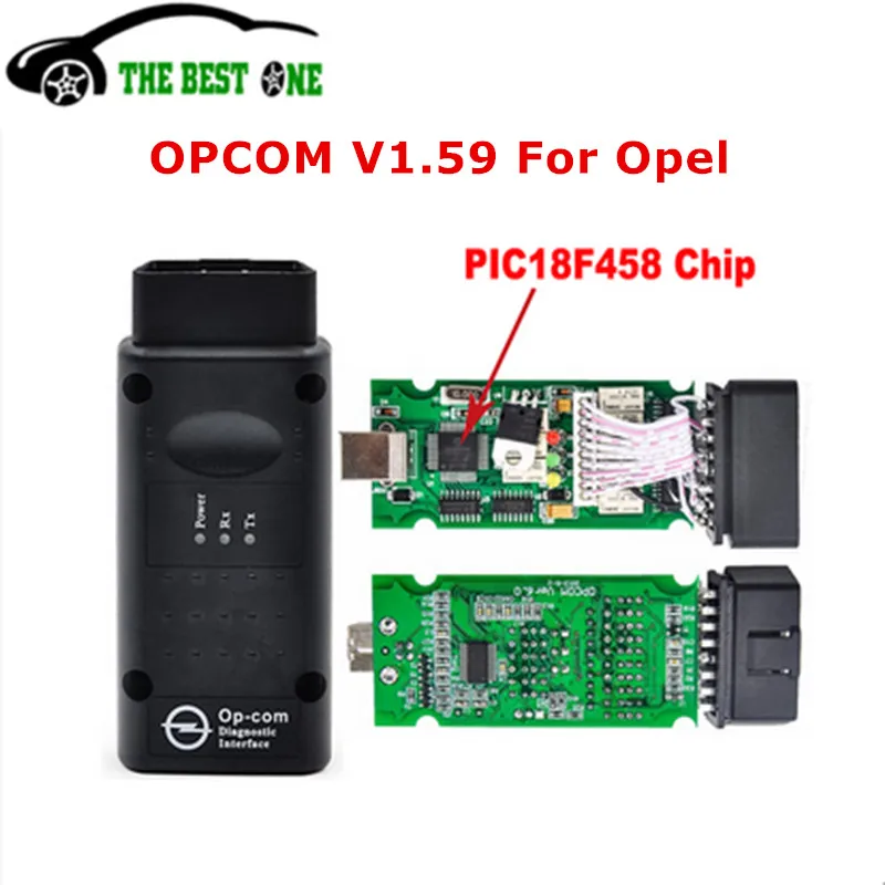 Prix pour 2017 Date Version OPCOM V1.59 Avec PIC18F458 Puce OBD2 OP-COM/OP COM CAN BUS Interface OBDII Pour Opel Diagnostic Scanner Prix pour 2017 Date Version OPCOM V1.59 Avec PIC18F458 Puce OBD2 OP-COM/OP COM CAN BUS Interface OBDII Pour Opel Diagnostic Scanner