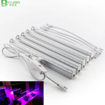 

BEYLSION Led Grow Light 85-265V T5 integrated Tube 30LEDS Phyto Lamps Full Spectrum LED Grow Light Hydroponic plant