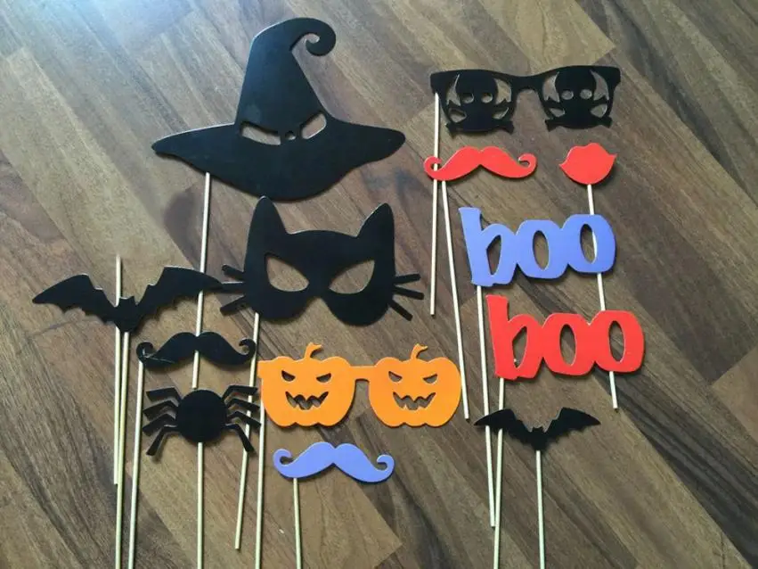 Модные смешные продукта DIY Photo Booth Реквизит Усы на палочке Halloween Party