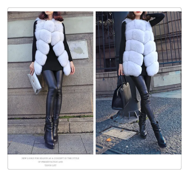 Haining fur of Europe and the United States new imported imitation fur fox fur vest mink coat (7)