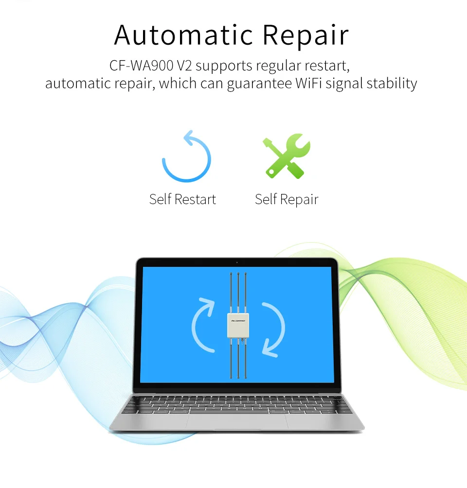 Comfast 1750 Мбит/с двухдиапазонный 2,4 г и 5,8 Г Открытый CPE сигнал точка доступа усилитель большой диапазон 360 градусов Wi-Fi покрытие базовая станция WA900V2