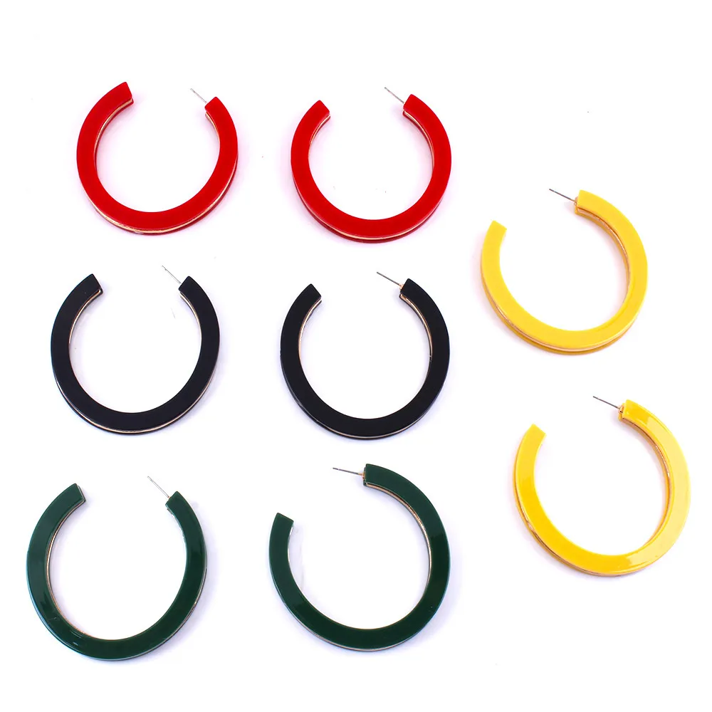 Новое поступление Сталь золото Для женщин девочек Earrings1Set серьги Модные женские