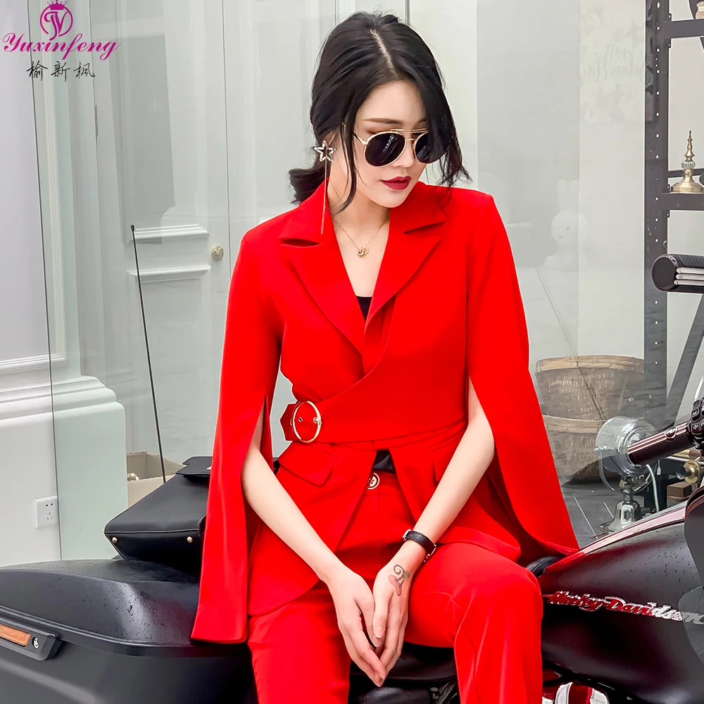 Winter Elegant Women Two Piece Top Set Print Knit Sweater