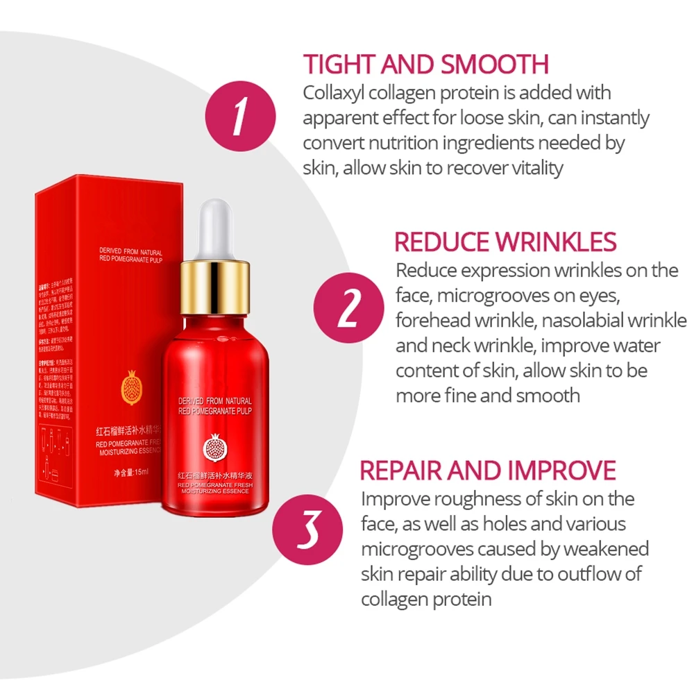 Black Pigmentation Whitening Essence Pomegranate Rejuvenation Face