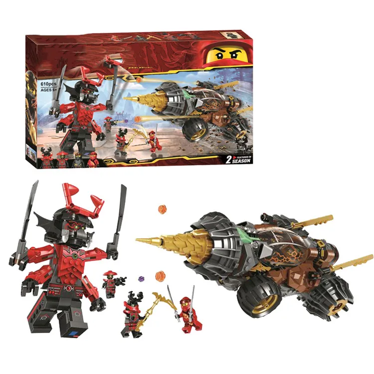 

2019 Ninja Cole's Earth Driller Building Kit Compatible Building Blocks 70669 Toys for Children Gift