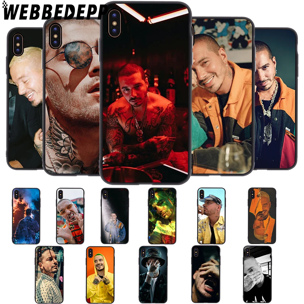 

WEBBEDEPP J Balvin Soft Case for iPhone 5 5S 6 6S 7 8 Plus X XS 11 Pro MAX XR Cover