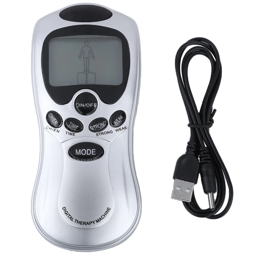 YihCare 4 Electrode Tens Acupuncture Digital Therapy Machine Massager Electronic Pulse Back Pain Relief Body Slimming Apparatus