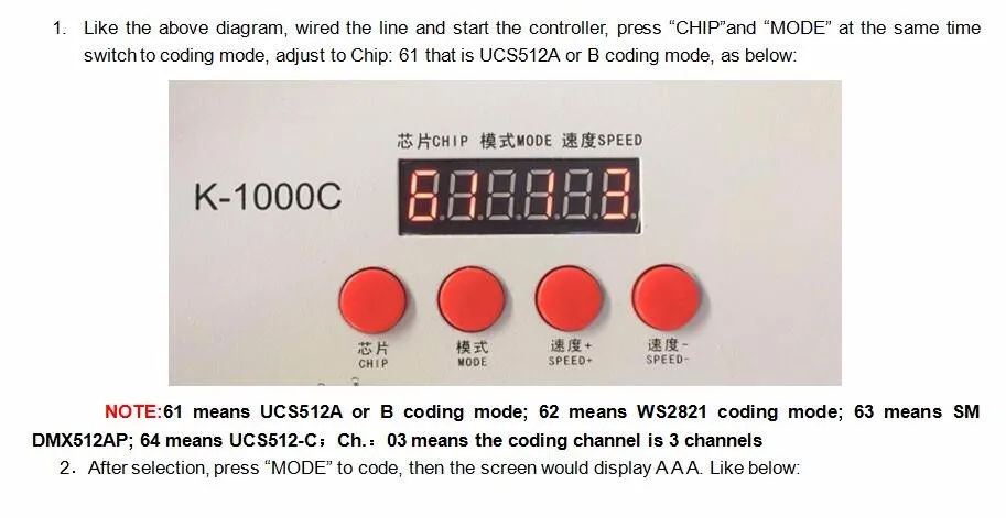 K-1000C контроллер WS2812B, WS2811, APA102, SK6812, 2801 светодиодный 2048 Пиксели программный контроллер DC5-24V лучше thanT-1000S