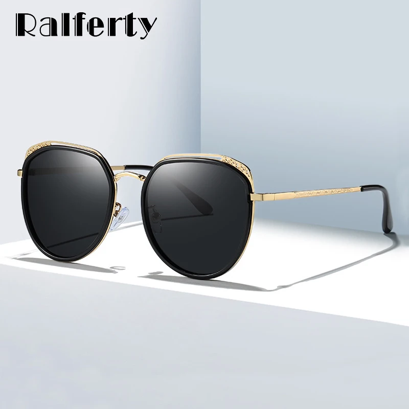 Фото Женские поляризационные солнцезащитные очки Ralferty дизайнерские роскошные