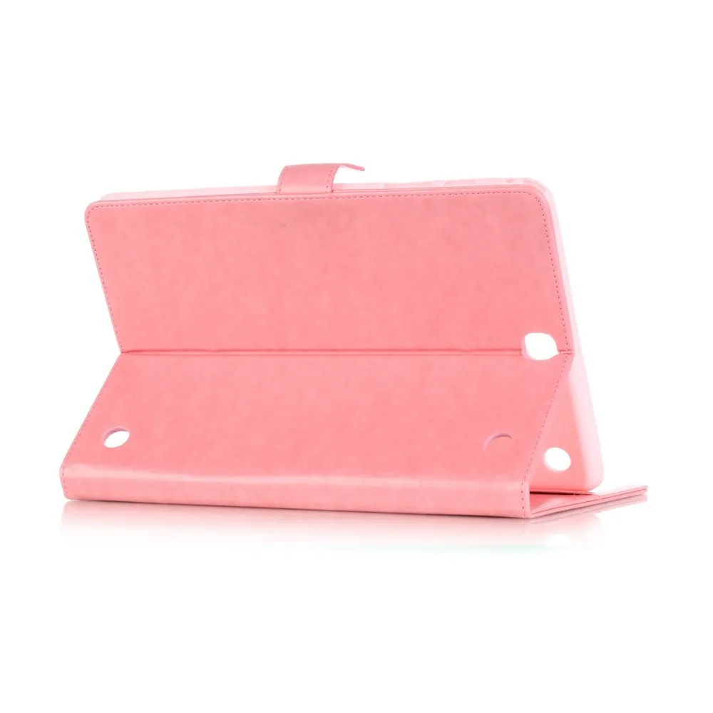 

Smart Cover Protective Shell with Card Solts For Samsung Galaxy Tab A 9.7 T550 / T555 Bracket Flip Stand Leather Funda Case