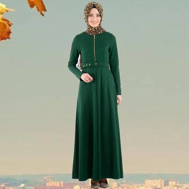 Mujeres musulmanes visten túnica musulmana de Ropa de Mujer Mujeres