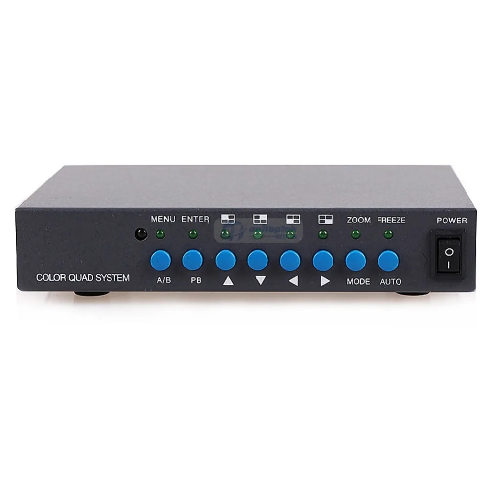 8 канальный цифровой Цвет Quad Системы видео делитель процессора BNC видео коммутатор для безопасности Системы