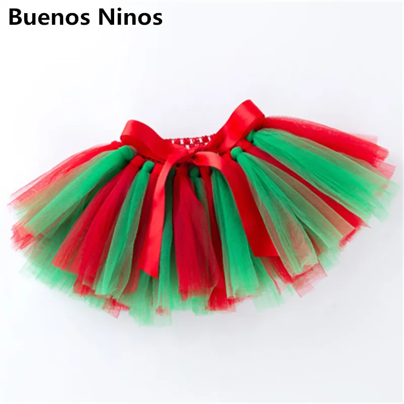 

Baby Girls Assorted Colors Handmade Mesh Tutu Skirts For Children Christmas Festival Birthday Short Pettiskirt Clothings 0-2Y
