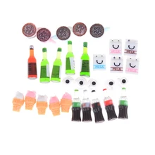 Реалистичная миниатюра в форме мини домашнего ремесла орнамент Shadowbox DIY Ландшафтный Декор 5 шт. для детей мини пивные напитки Milks Dollhouse