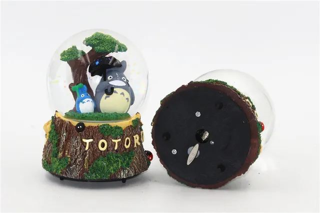 Totoro Crystal Ball Rotating Music Box