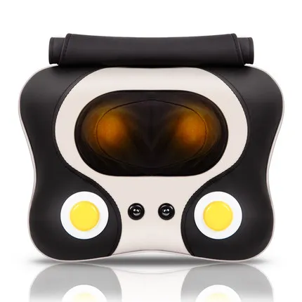 Heating Massage Cushion Pillow Cervical Massager 4D Kneading Electric Vibrating Massager Shiatsu Body Shoulder Back Massage 