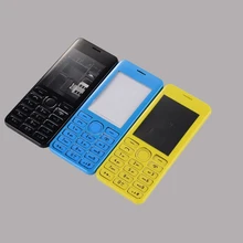 Для Nokia Asha 206 2060, хорошее качество, полный корпус, крышка с двумя sim-картами, чехол на заднюю панель, крышка на батарейку, английские клавиатуры с инструментами