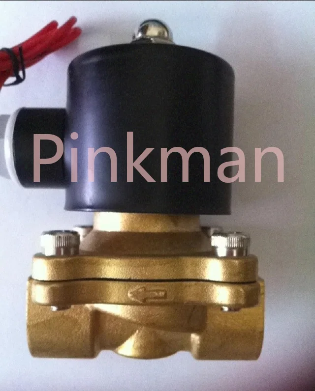 

1pc 2W200-20 2way2position 24V DC 3/4" Electric Solenoid Valve Water Air Normal Close