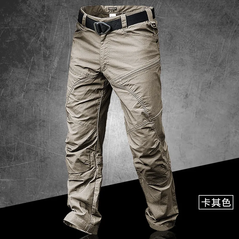 Meilleur Pantalon tactique mince de Stalker à séchage rapide imperméable à l eau en plein air printemps automne entraînement escalade respirant pantalon Long Cargo salopette