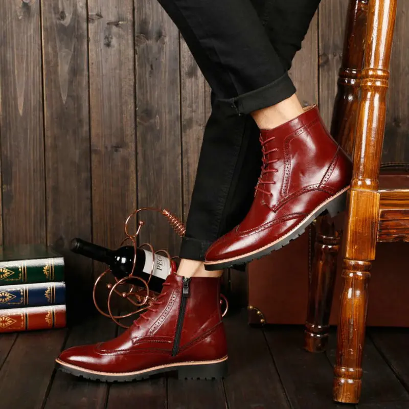 GmbH Chelsea Slip-on Laarzen in het Rood voor heren Heren Schoenen voor voor Boots voor Casual boots