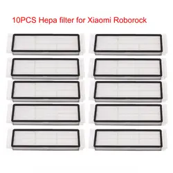 10 шт Hepa фильтры для замены подходит для Xiaomi Roborock для уборки пыли фильтр для пылесоса фильтр аксессуары