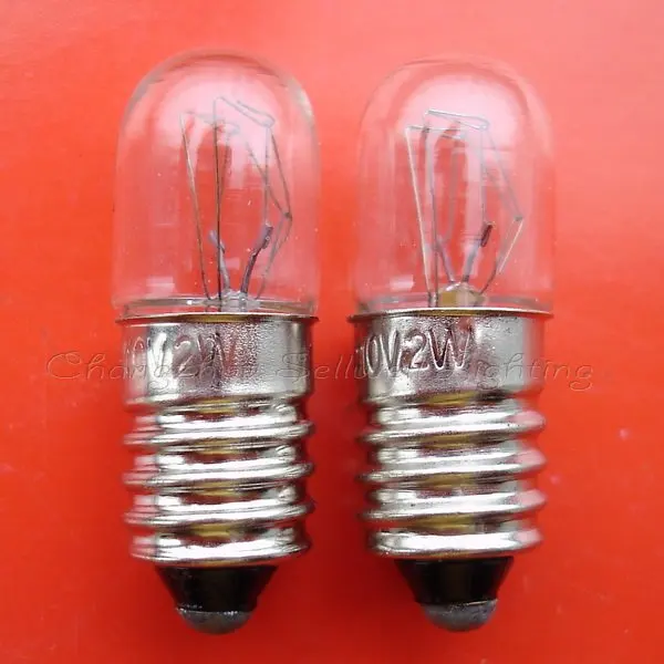 Новинка! Лампы головного света E10 T10x28 10 в 2 Вт Бесплатная доставка A502|miniature bulb|e10