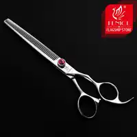ญี่ปุ่น 440c คุณภาพสูง salon thinning กรรไกรเพชรสกรูสำหรับตัดผมและบ้าน 7.0/7.5 นิ้ว