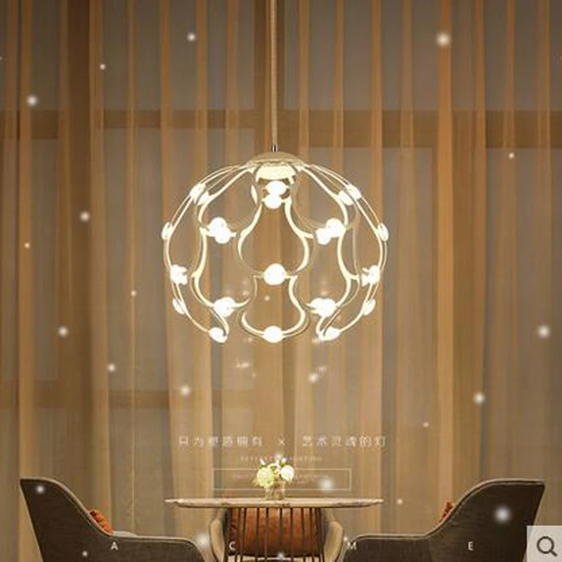 

Nordic warm restaurant chandeliers modern simplicity lamp for dining room creative personalized art living room study kitchen