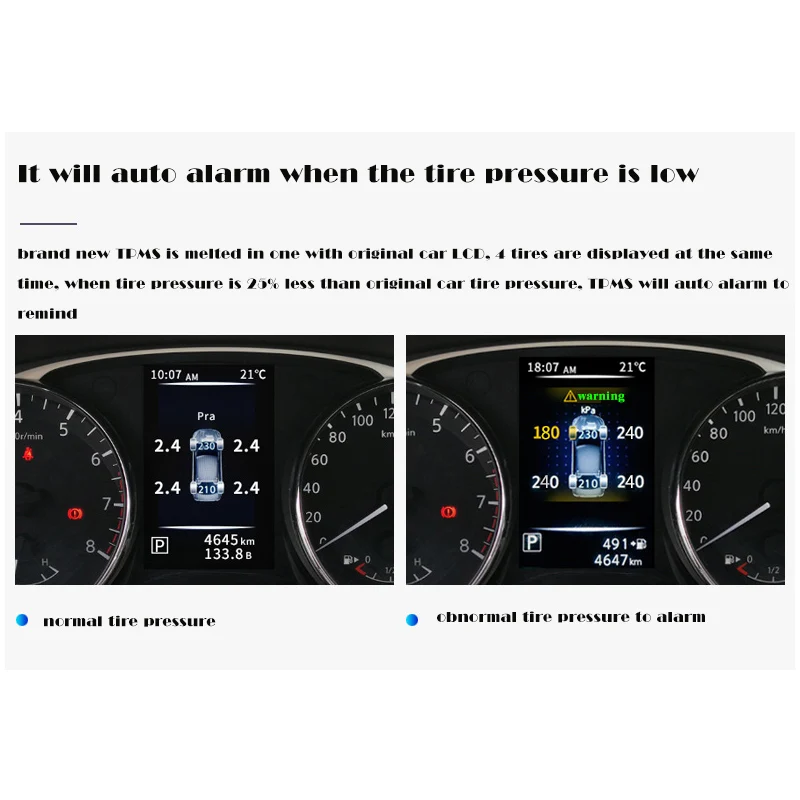 OBD TPMS система контроля давления в шинах Автоматический дверной замок speedlock вспышка света при торможении для Nissan Navara/NP300