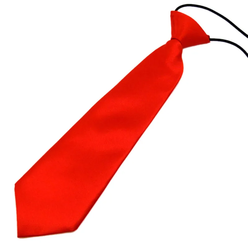Модные однотонные Галстуки 6 см в ширину, повседневные обтягивающие детские галстуки карамельного цвета, классический костюм, тонкие галстуки для свадьбы для детей, VL - Цвет: Red
