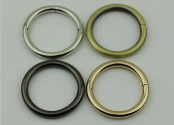 

20 pcs /lot Handbags hardware accessories Open circle Connect button Open the coil Package with 3.2 cm inner diameter