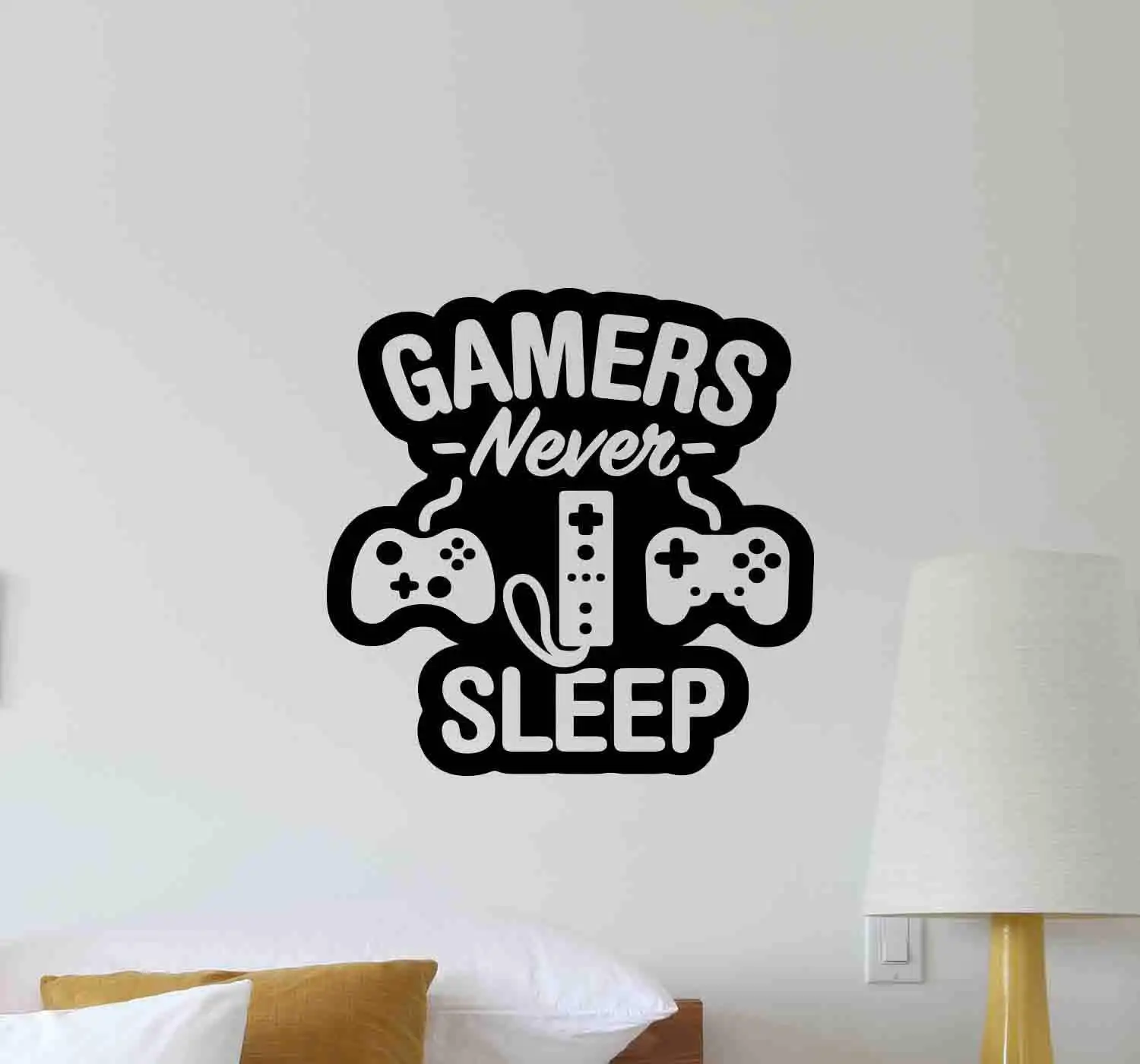 DETAL Gamer Decal Gaming Posters Gamer vinilo Wall Decals Parede Decor Mural etiqueta engomada del juego de video  G-6871