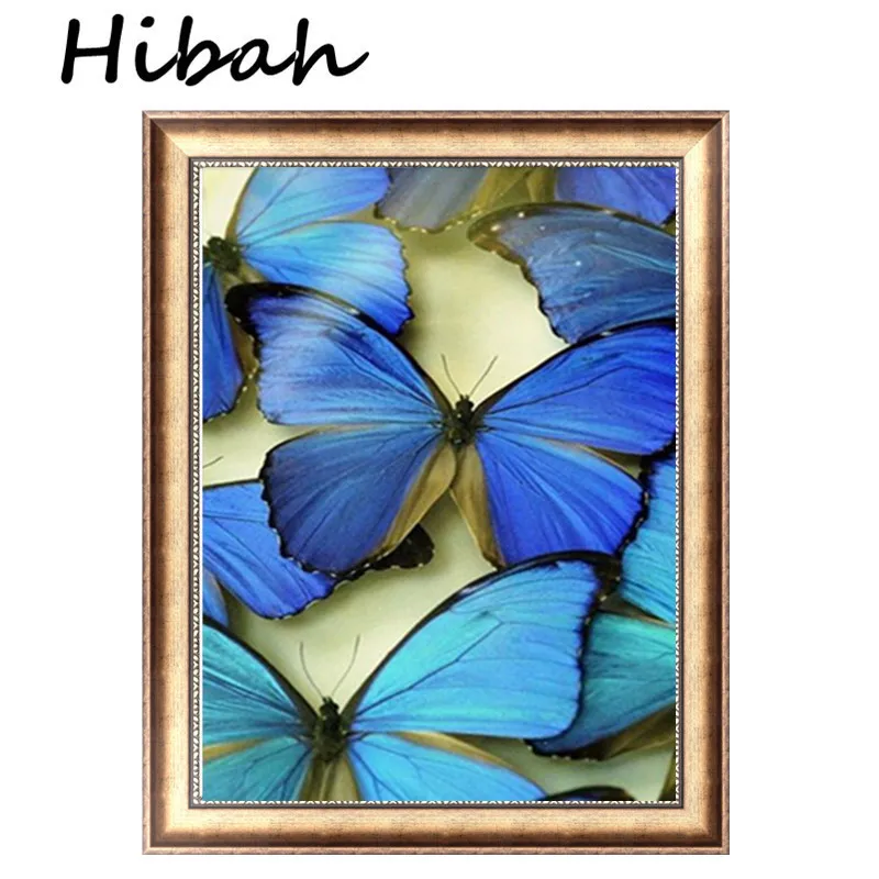 

Round Diamond Embroidery 5D DIY Diamond Painting Cross-stitch Butterfly Rhinestone Mosaic Painting Decoration