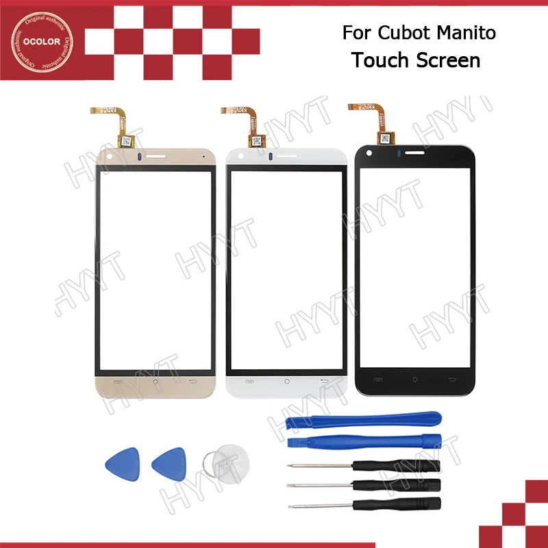 

ocolor for Cubot Manito Touch Screen Digitizer Sensor Replacement For Cubot Manito Mobilephone Accessories With Tools