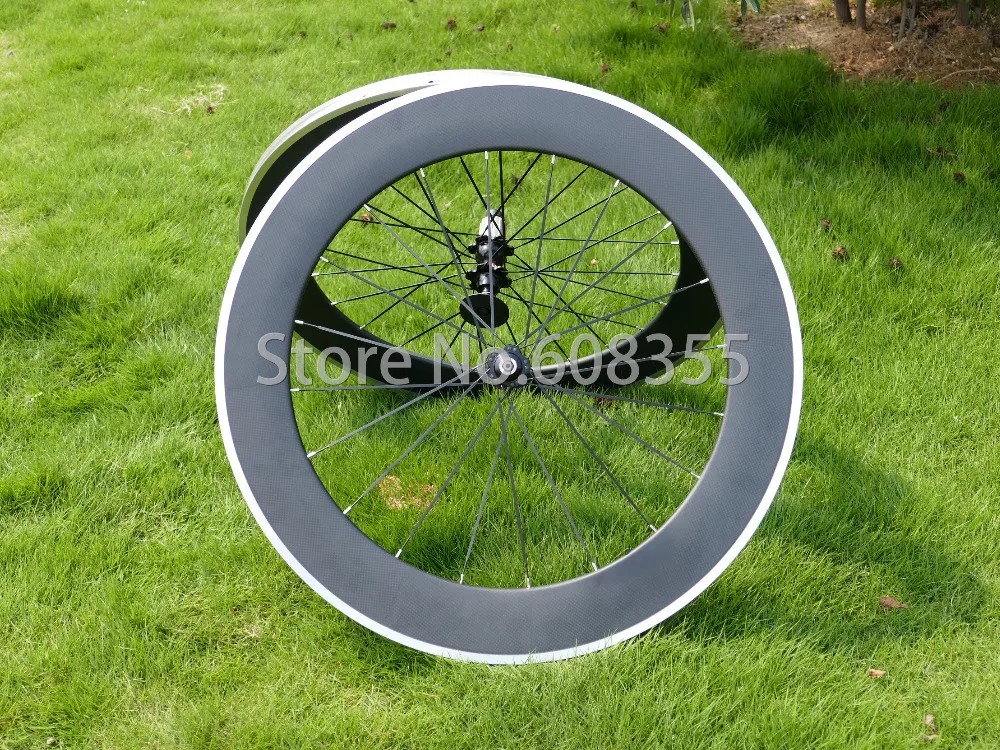 3k UD углеродный матовый глянцевый дорожный велосипед клинчерная колесная пара 80