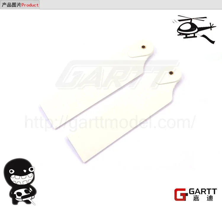 3 Pairs GARTT 700 Tail Blade For Align Trex 700 RC Helicopter