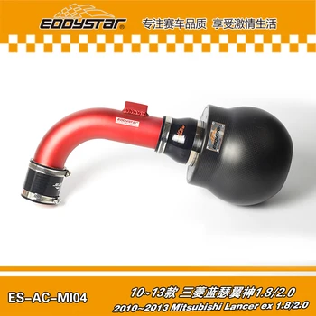 

RACING STYLE High Flow Carbon fiber air intake Filter SYSTEM with Silicone & Clamps for Mitsubishi Lancer EX 1.8/2.0 2010