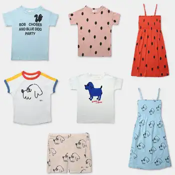 

2019 INS HOT BOBO KIDS DRESSES AND T SHIRTS BABY CLOTHES COTTON DRESSES FOR GIRLS