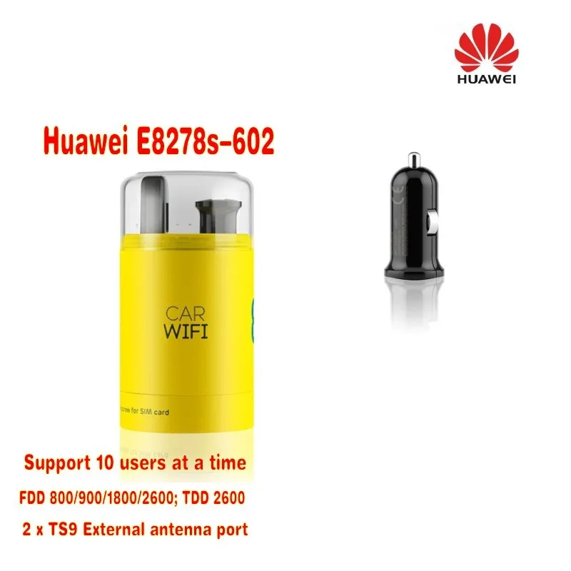 Разблокированный USB модем Huawei 150 мбит/с 3G wi fi TDD/FDD LTE 4G автомобильное зарядное