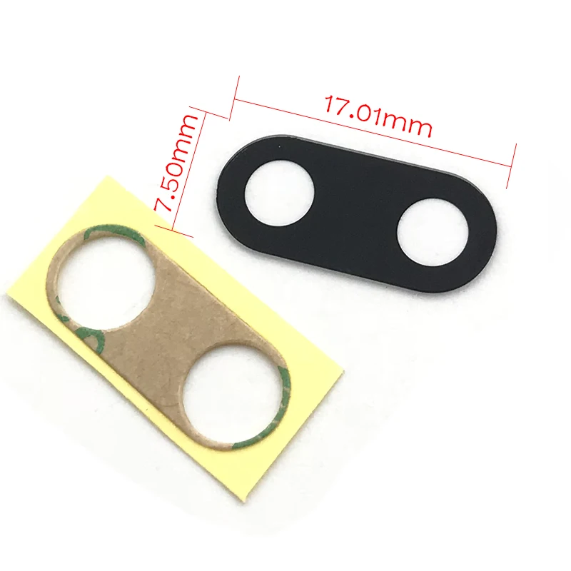 

New Rear Back Glass Camera Lens Cover Compatible For meizu pro 7 with Adhesive Tape Replacement Spare Parts