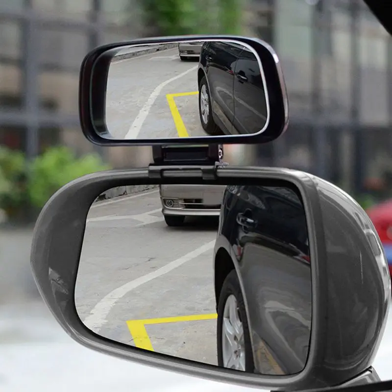 

Reversing Auxiliary Rearview Mirror Adjustable Wide-Angle Blind Spot Rearview Mirror, Car Side Rearview Mirror Accessories