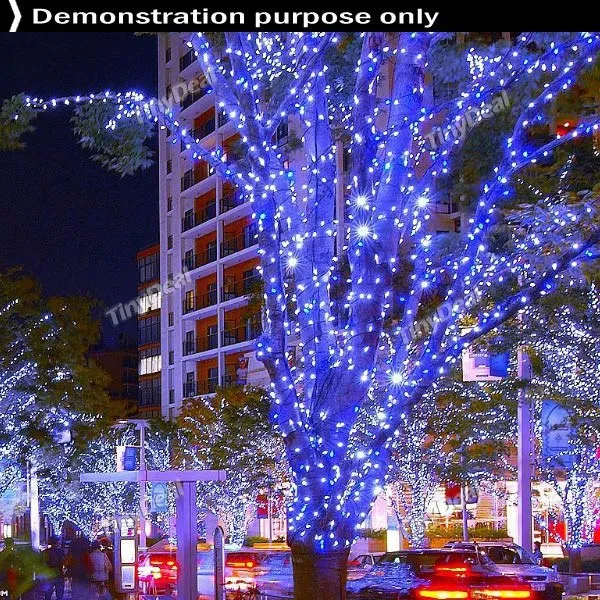 paradox 100-LED String Light Festival Lamp for Xmas Christmas Halloween Garden Party - Blue (10m) FLD-63589 | Красота и здоровье