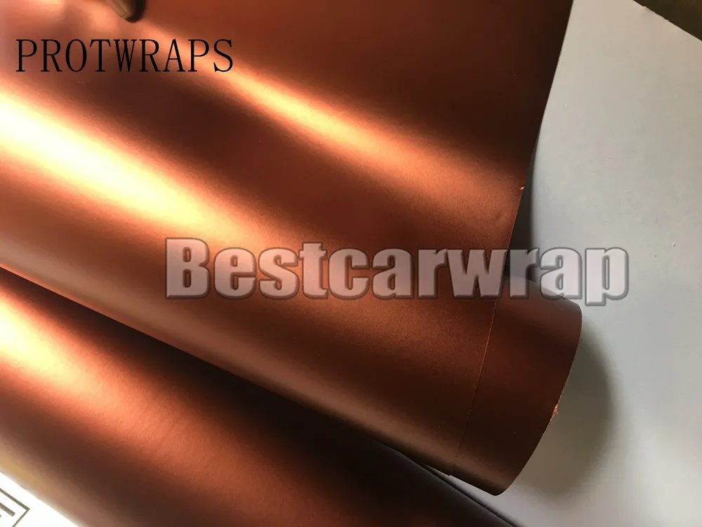 ICE BROWN MATTE CHROME SATIN VINYL CAR WRAP FILM KMPF 3M HEXIS COATING  (3)