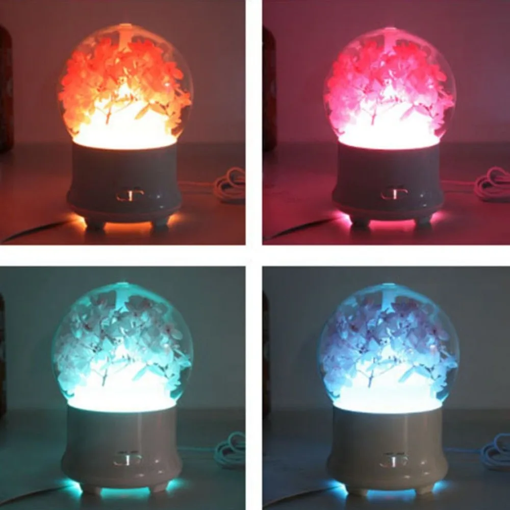Mini Colorful Night Light Aroma Essential Oil Diffuser Cool Mist Humidifier for Car Office Home Room Study Yoga Spa | Бытовая техника