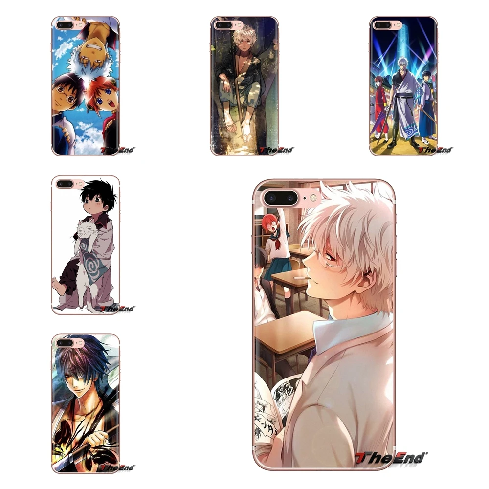 TPU Cases Cover Japanese Anime Gintama Gintoki Art For LG Spirit Motorola Moto X4 E4 E5 G5 G5S G6 Z Z2 Z3 G2 G3 C Play Plus Mini |
