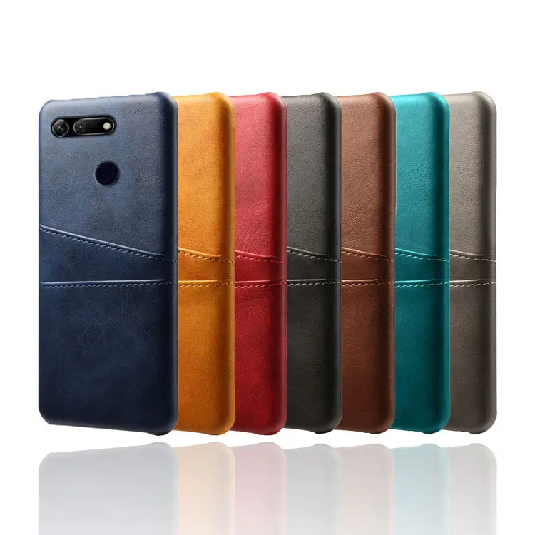 

Card Pocket Phone Cover For Huawei Honor V20 View 20 Note10 V9play 9lite 10lite 8C 8XMax Honor Magic2 PU Leather Business Case